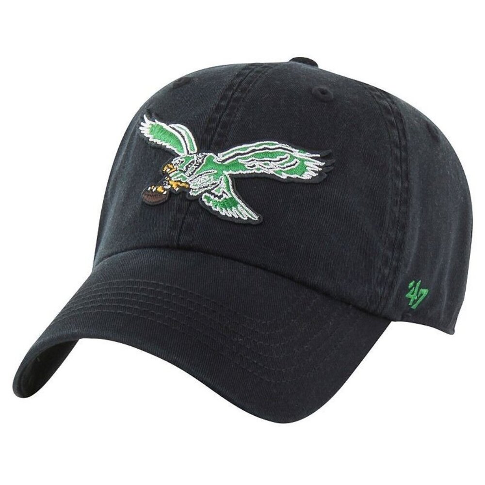 Black '47 Franchise Philadelphia Eagles Classic Legacy Fitted Hat Large